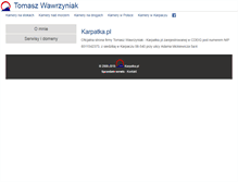 Tablet Screenshot of karpatka.pl